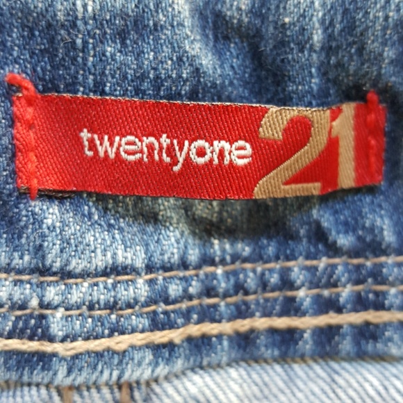 Vintage Y2K Forever 21 Cutoff Distressed Frayed Hem Denim Jean Shorts 2000s - Picture 5 of 5